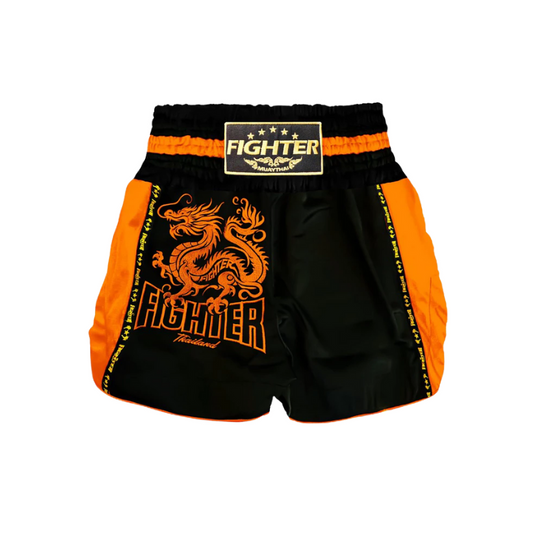 Fighter Thailand Muay Thai Shorts - Dragon Orange