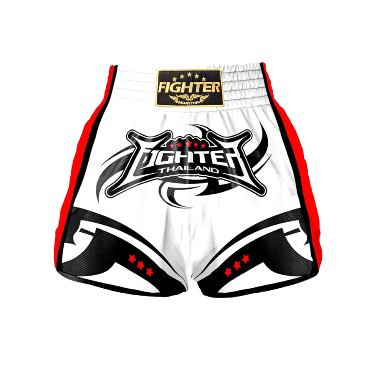 Fighter Thailand Muay Thai Shorts - FT Speed White