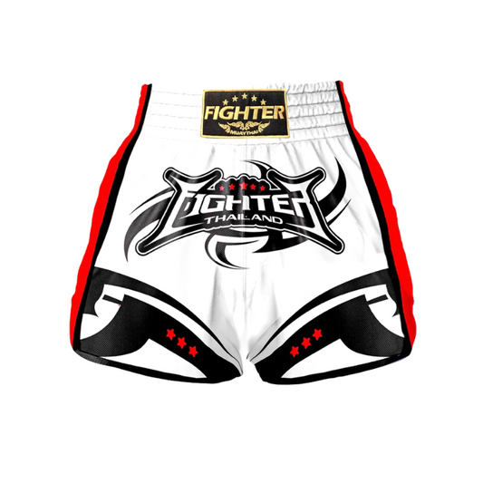 Fighter Thailand Muay Thai Shorts - FT Speed White