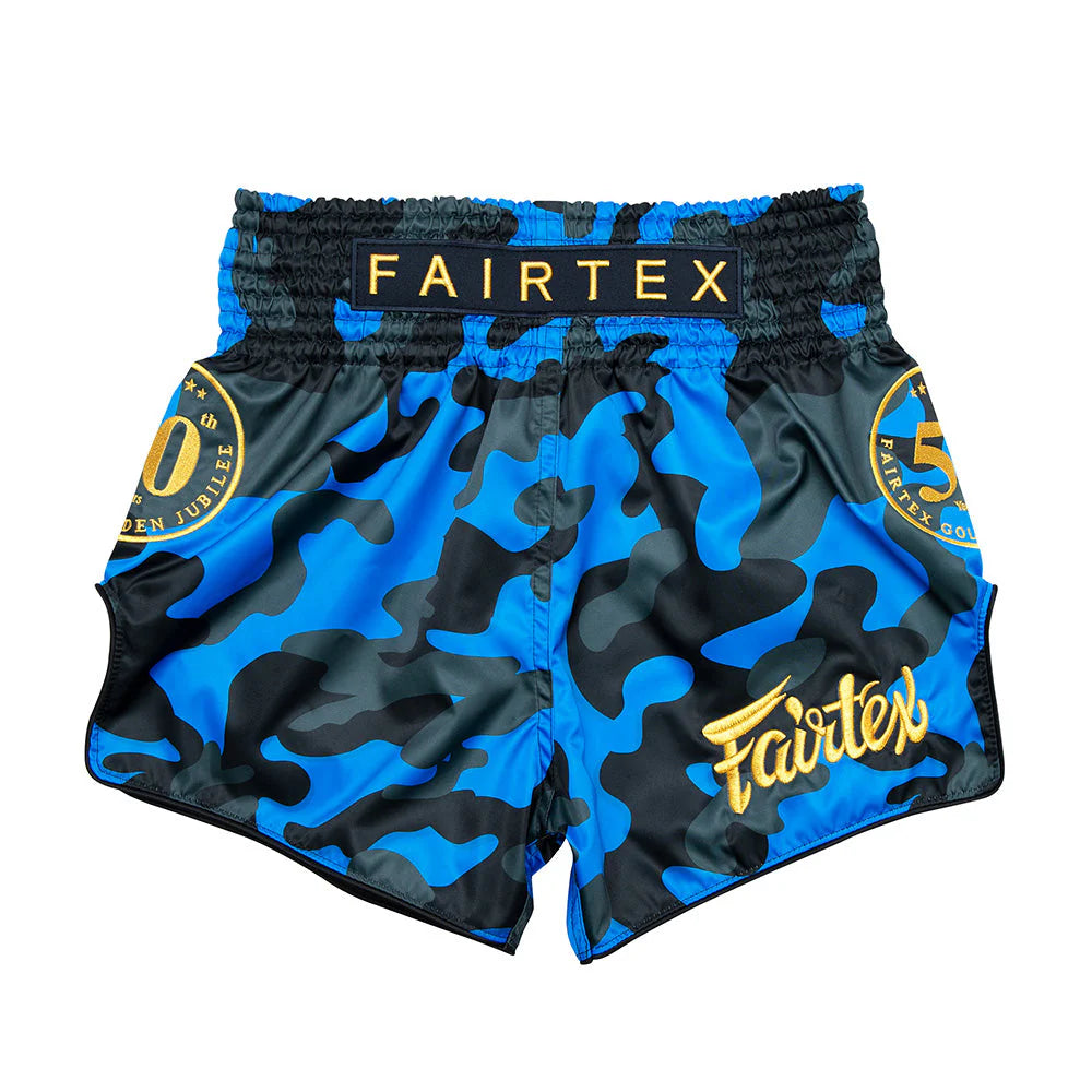 Fairtex Muay Thai Shorts - Golden Jubilee Solid - KICKPUNCHELBOW