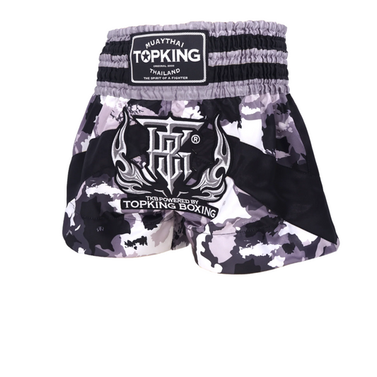 Top King Shorts Innovation Camo Black - KICKPUNCHELBOW