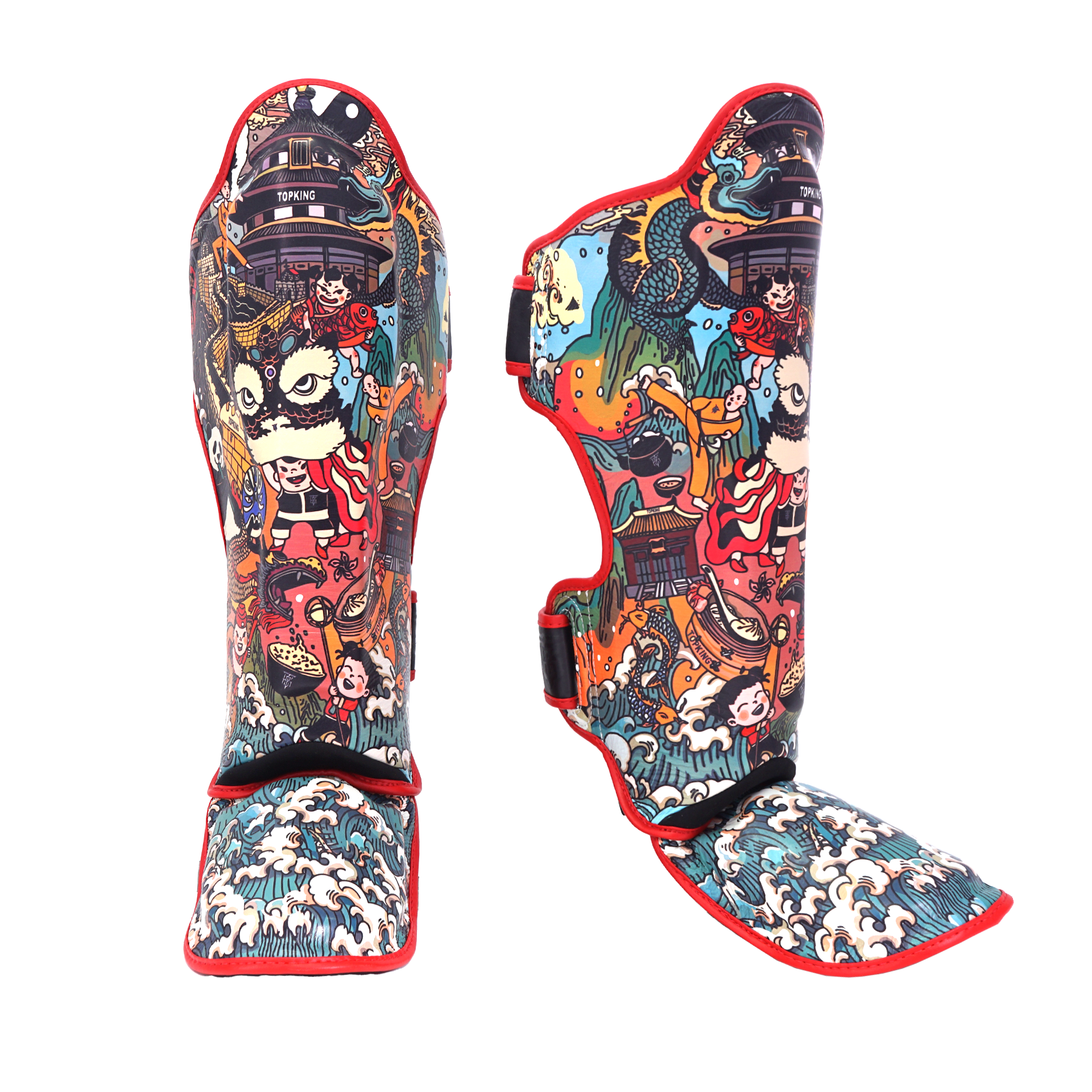 Top King Shin Guards Chinese Culture - KICKPUNCHELBOW
