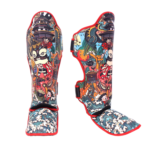 Top King Shin Guards Chinese Culture - KICKPUNCHELBOW