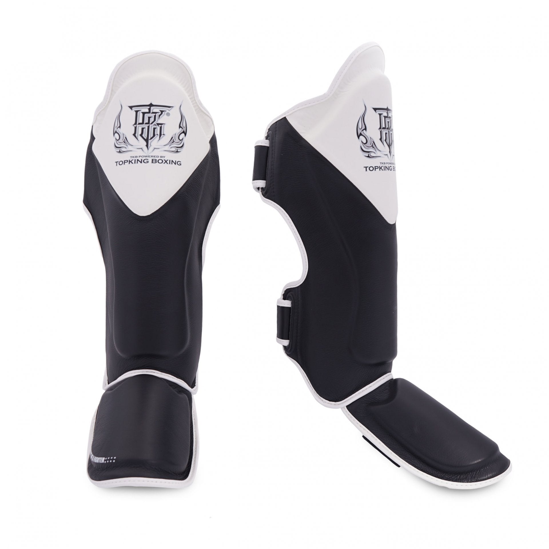 Top King Shin Guards Blend Black - KICKPUNCHELBOW