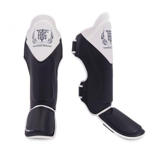 Top King Shin Guards Blend Black - KICKPUNCHELBOW