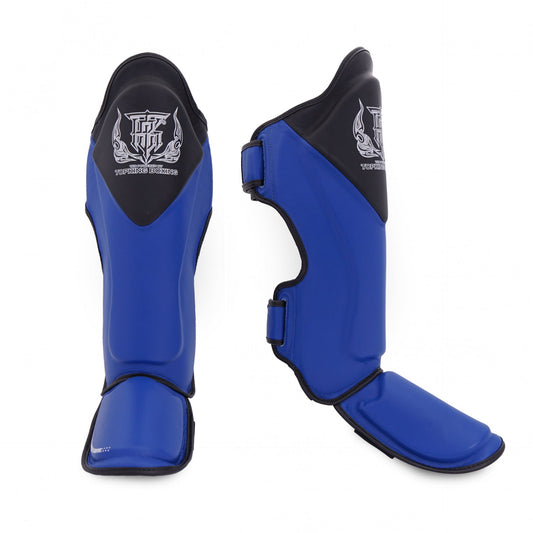 Top King Shin Guards Blend Blue - KICKPUNCHELBOW