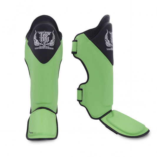 Top King Shin Guards Blend Green - KICKPUNCHELBOW