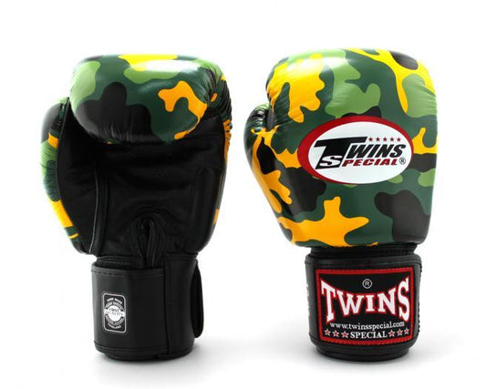 Twins Special Fancy BOXING GLOVES FBGVL3-AR YELLOW - KICKPUNCHELBOW