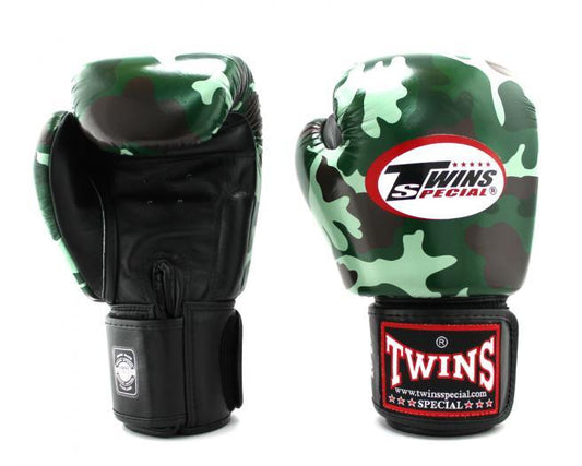 Twins Special Fancy Boxing Gloves FBGVL3-AR Green - KICKPUNCHELBOW