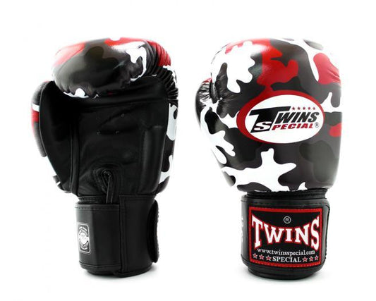 Twins Special Fancy BOXING GLOVES FBGVL3-AR RED - KICKPUNCHELBOW
