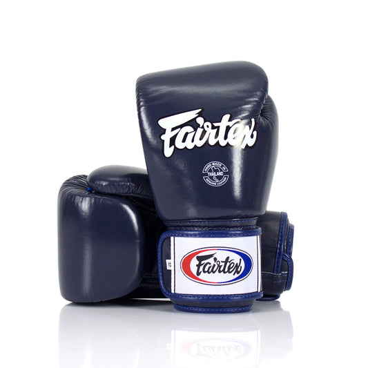 Fairtex Kids Muay Thai Universal Tight-Fit Gloves - Blue - KICKPUNCHELBOW