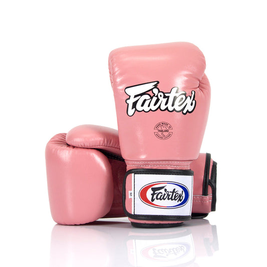 Fairtex Kids Muay Thai Universal Tight-Fit Gloves - Pink - KICKPUNCHELBOW