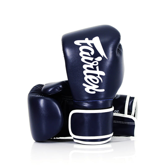 Fairtex Kids Muay Thai Microfiber Gloves - Blue - KICKPUNCHELBOW