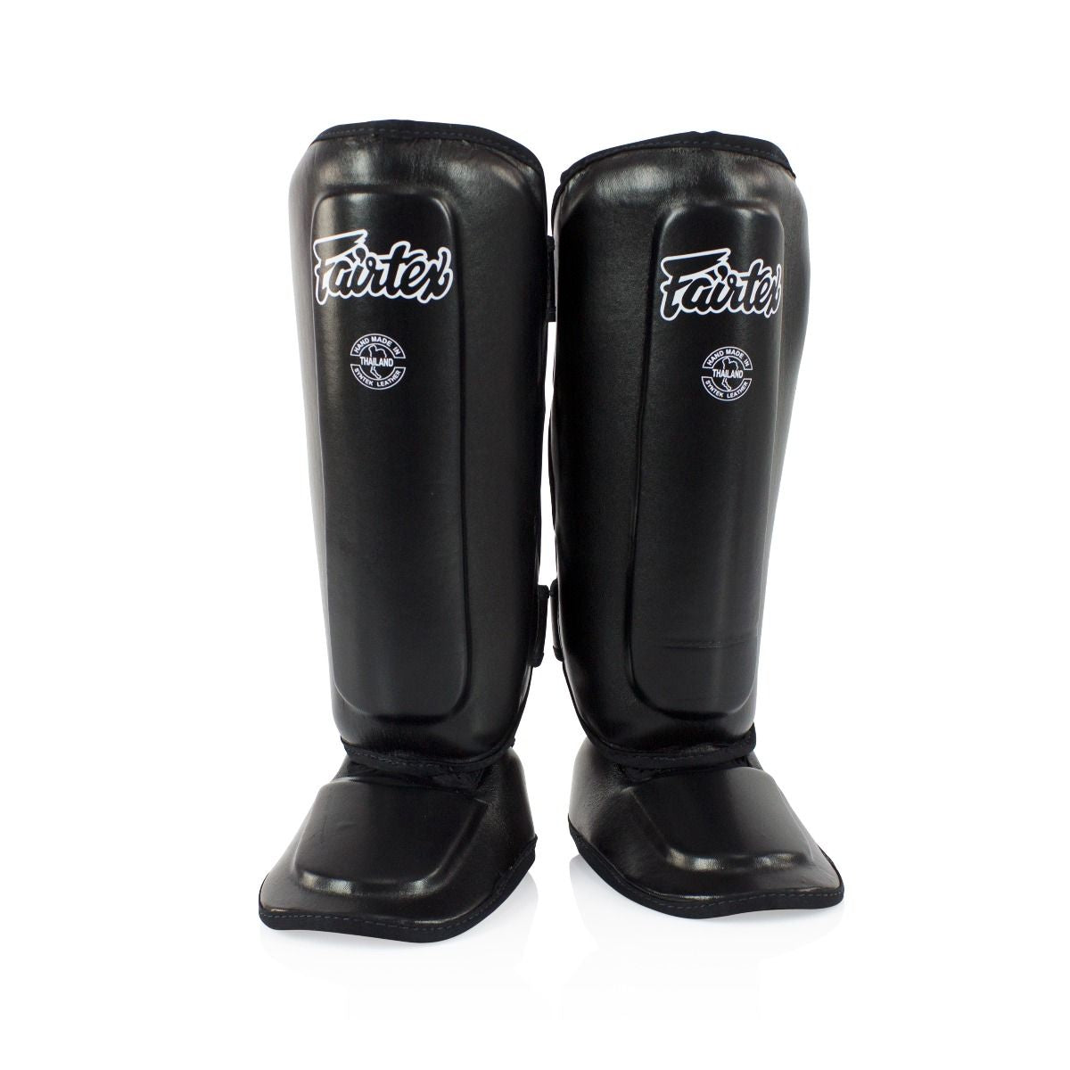 Fairtex Kids Muay Thai Shin Guards - Black - KICKPUNCHELBOW