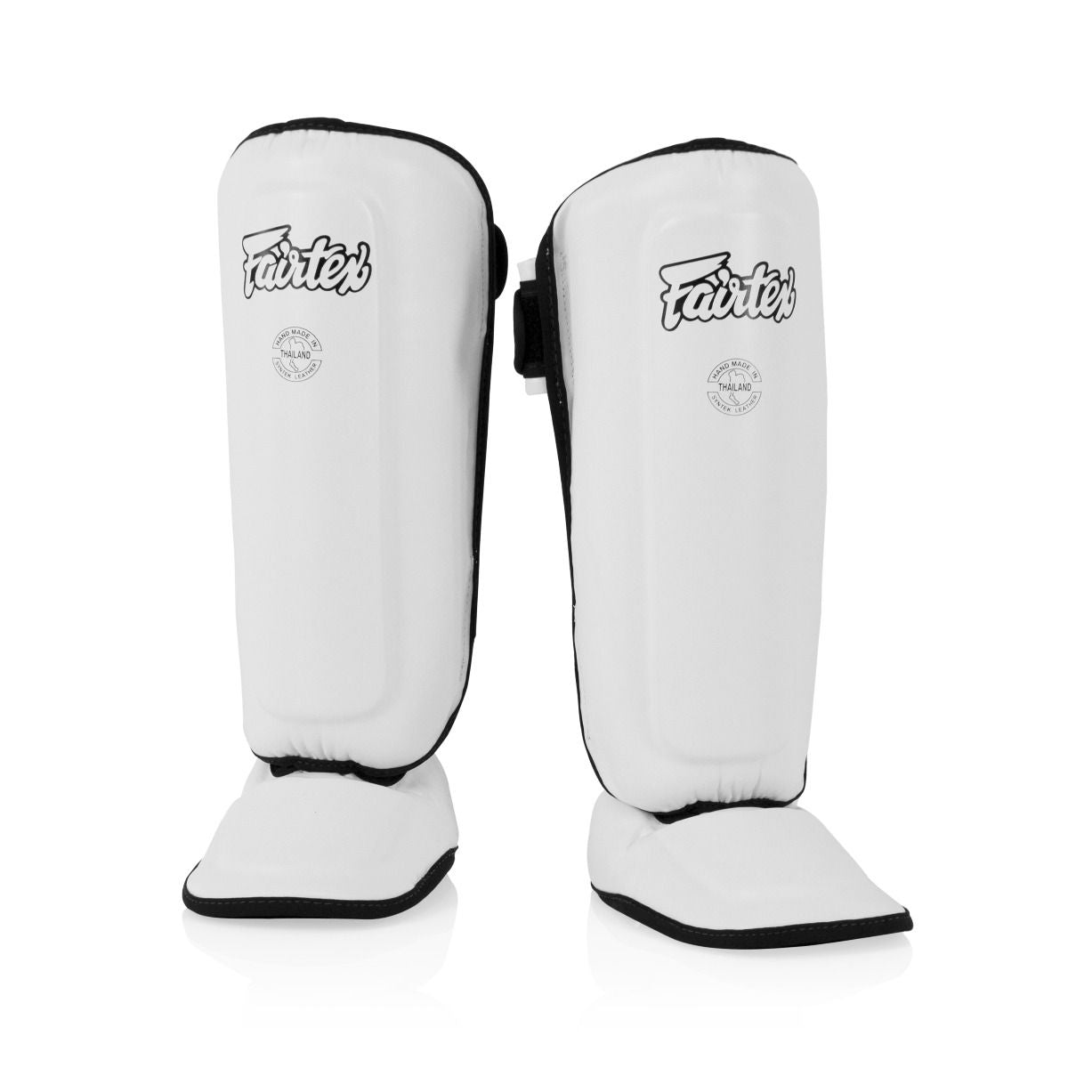 Fairtex Kids Muay Thai Shin Guards - White - KICKPUNCHELBOW