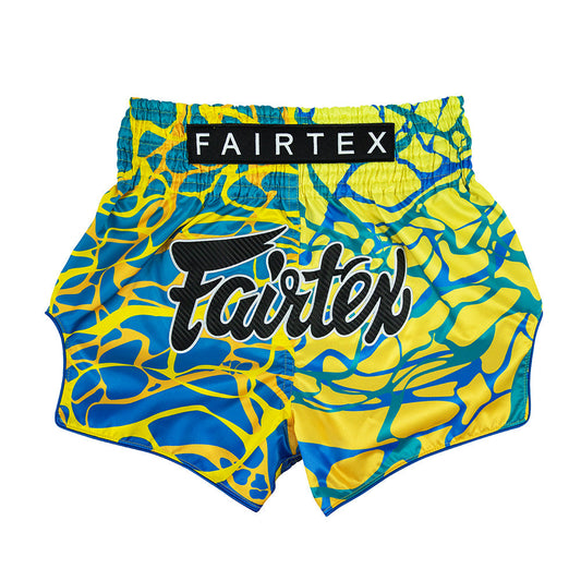 Fairtex Muay Thai Shorts - BS1927 MAGMA 'GREEN' - KICKPUNCHELBOW