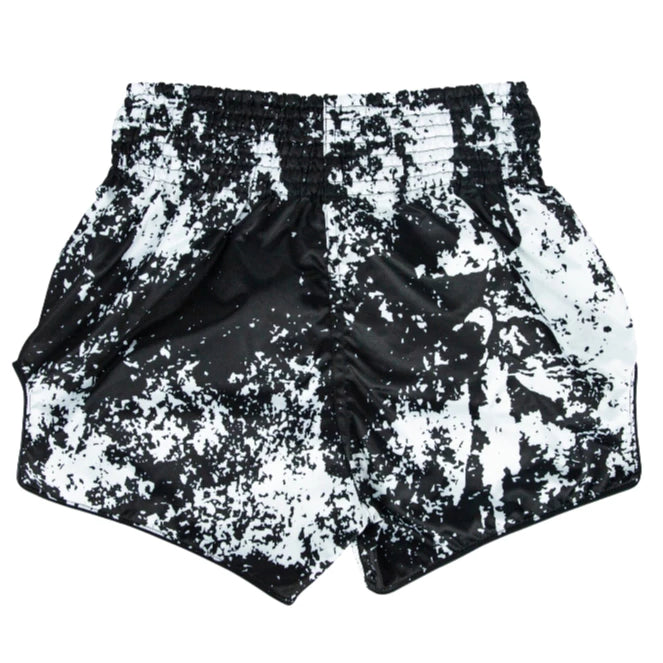 Fairtex Muay Thai Shorts - Grunge Black - KICKPUNCHELBOW