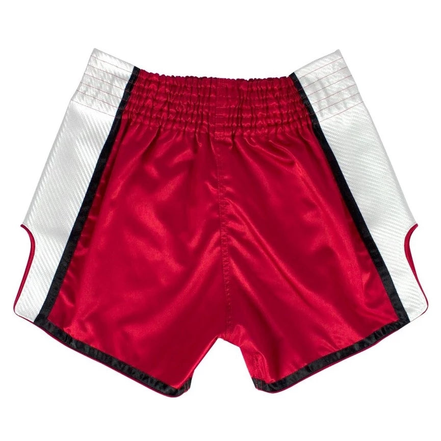 Fairtex Muay Thai Shorts - BS1704 Kickboxing Red/White - KICKPUNCHELBOW