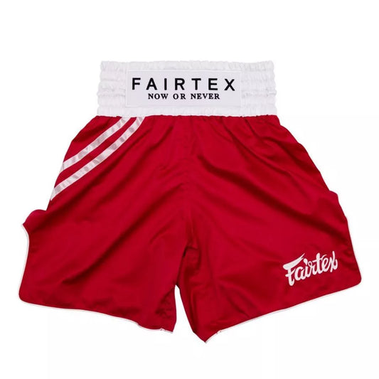 Fairtex Muay Thai Shorts - Boxing Trunks BT2008 "CLASSIC RED" - KICKPUNCHELBOW
