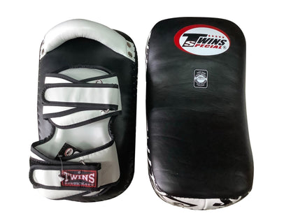 Twins Special Thai Pads KPL12 Black/White - KICKPUNCHELBOW