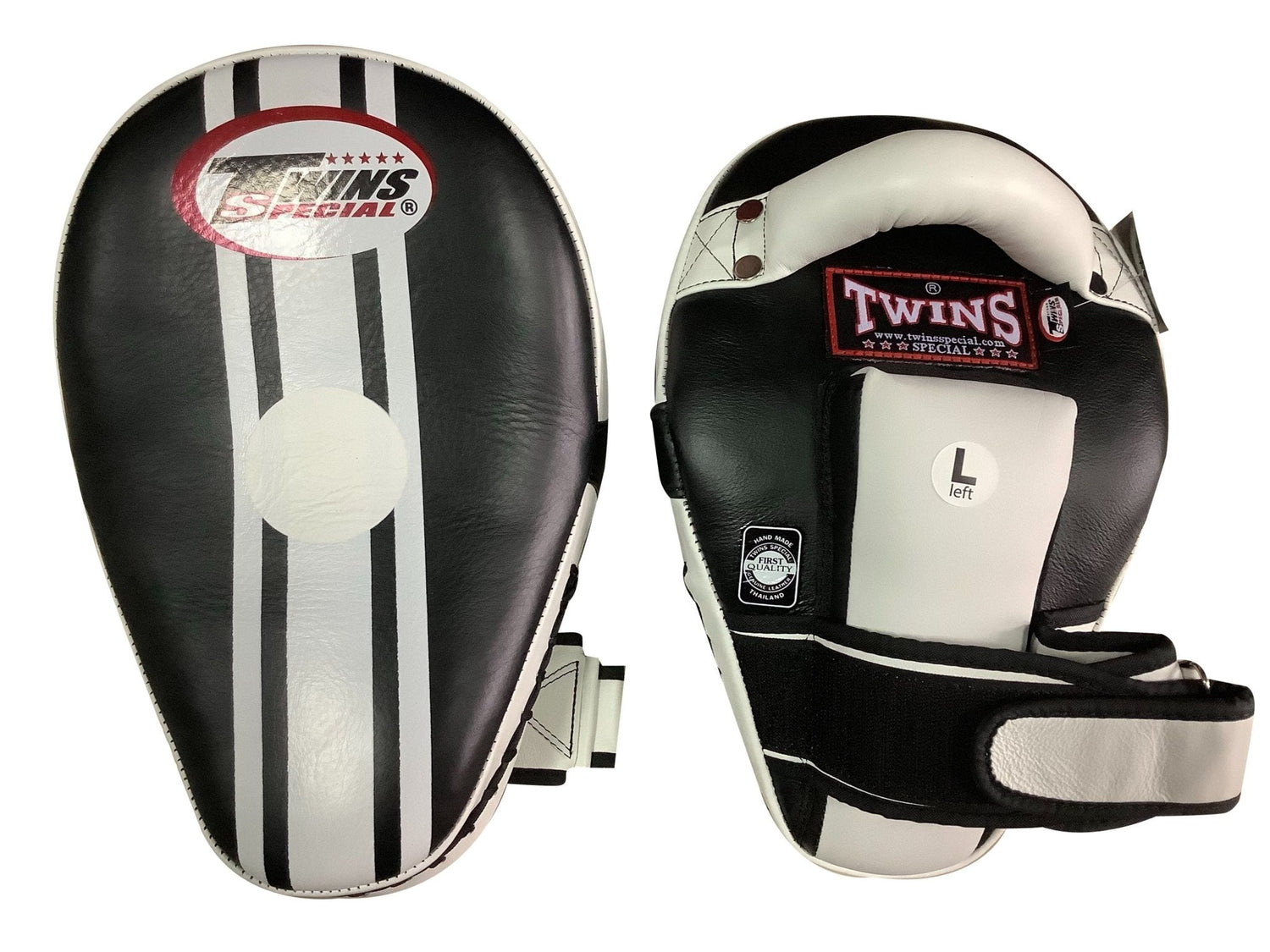 Twins Special Hybrid Mitts KPL11 White/black (color reverse) - KICKPUNCHELBOW