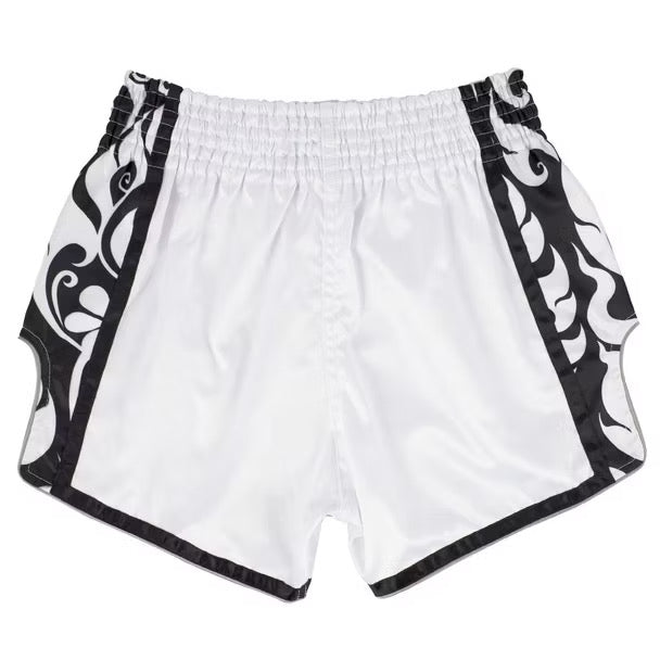Fairtex Muay Thai Shorts - BSG3 White / Black