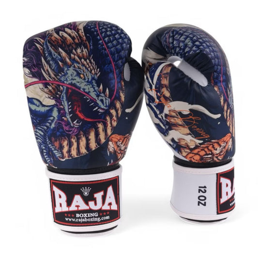 Raja Fancy Gloves - Blue Dragon Authentic Leather