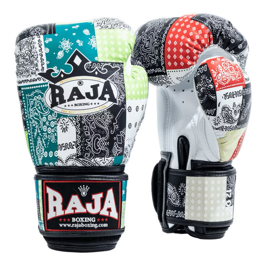 Raja Fancy Gloves -  Thai Style Mix Semi Leather