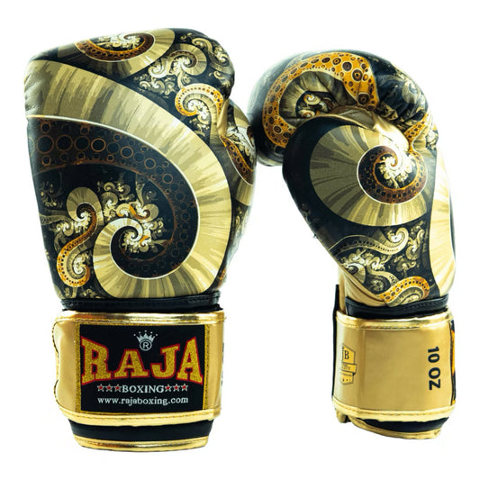 Raja Fancy Gloves - Gold Moustache Authentic Leather