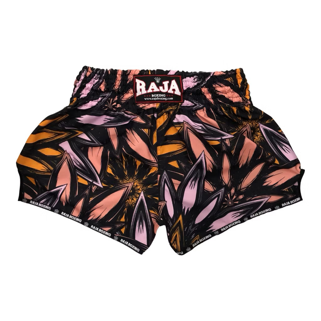 Raja Muay Thai  Fancy Shorts - Flowers Bloom