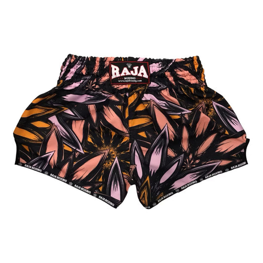 Raja Muay Thai  Fancy Shorts - Flowers Bloom