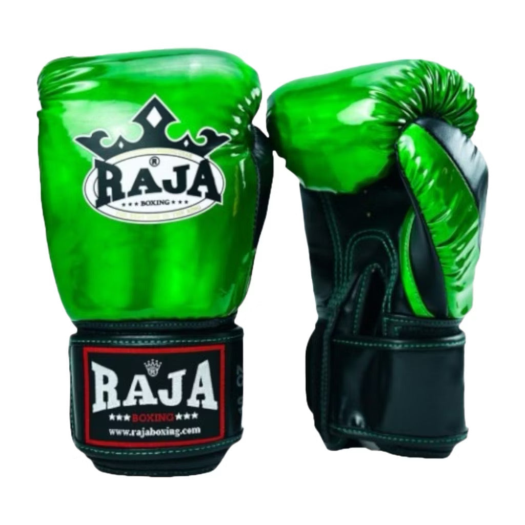 Raja Boxing Gloves  Model PU Leather - Green