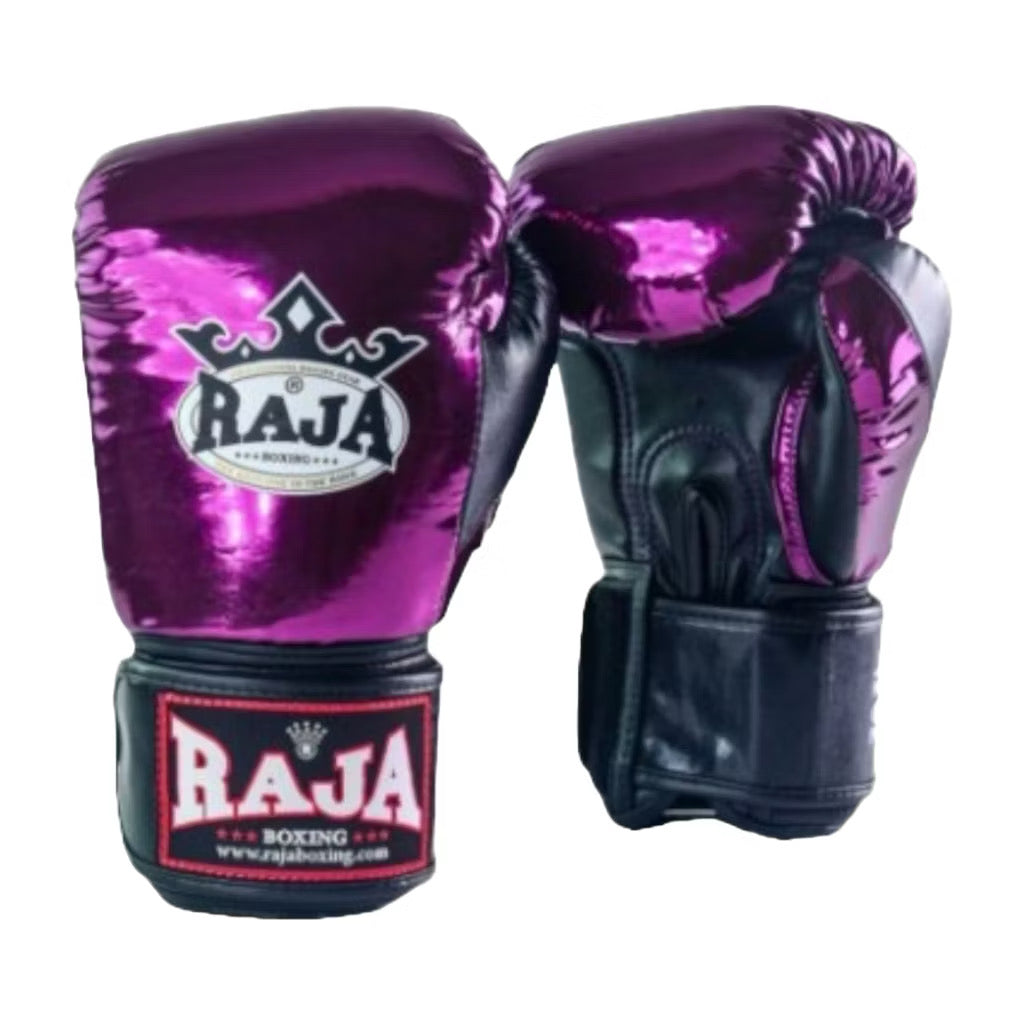 Raja Boxing Gloves  Model PU Leather - Purple