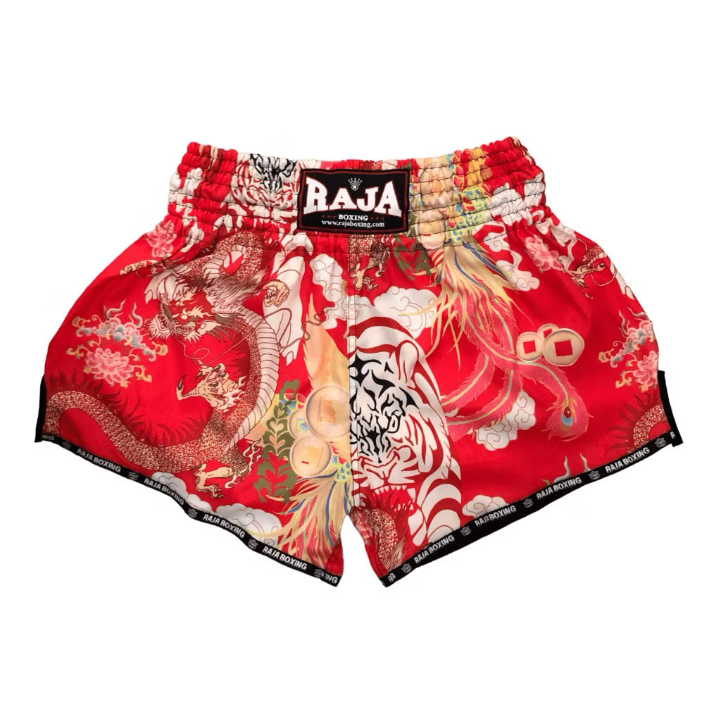 Raja Muay Thai  Fancy Shorts - Dragon&Tiger