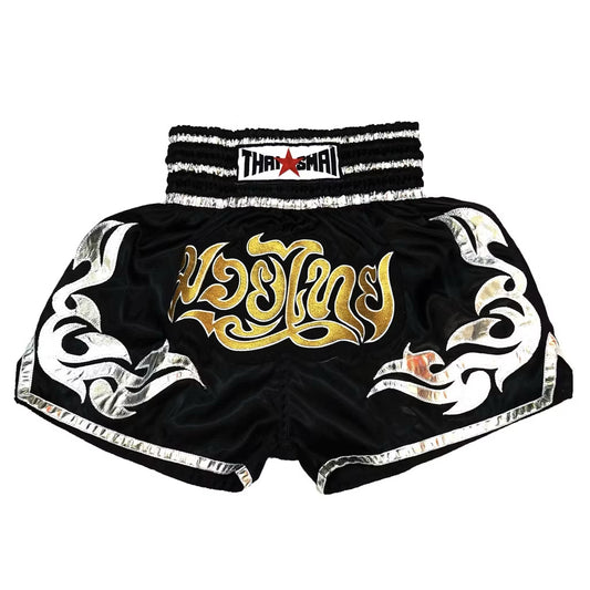 Thaismai Satin shorts - BS-1209 Black/Silver