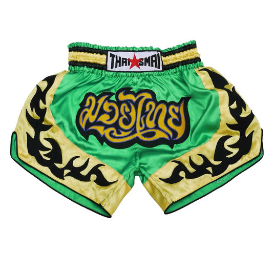Thaismai Satin shorts - BS-1220 Green