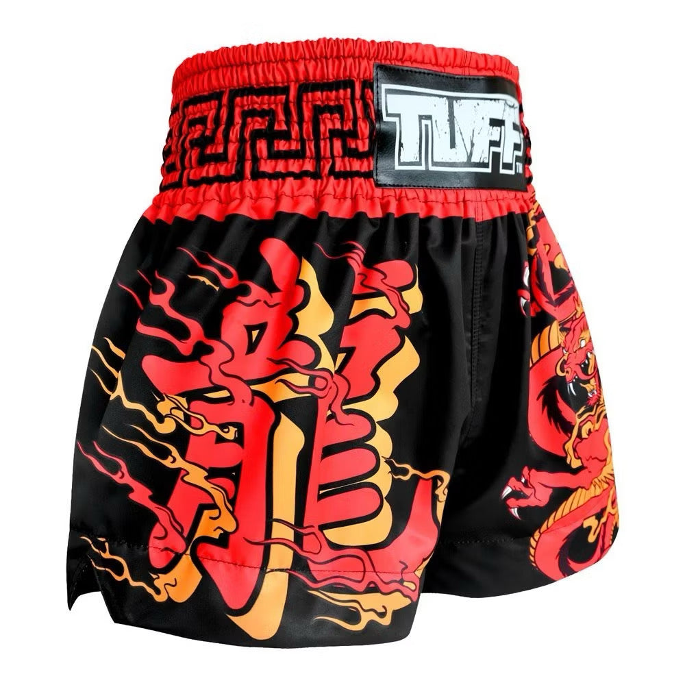 Tuff Muay Thai Shorts - MS622 Black