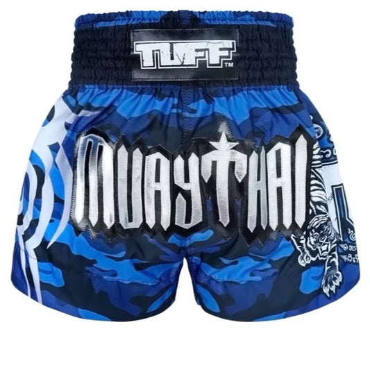 Tuff Muay Thai Shorts - MS 640 BLU