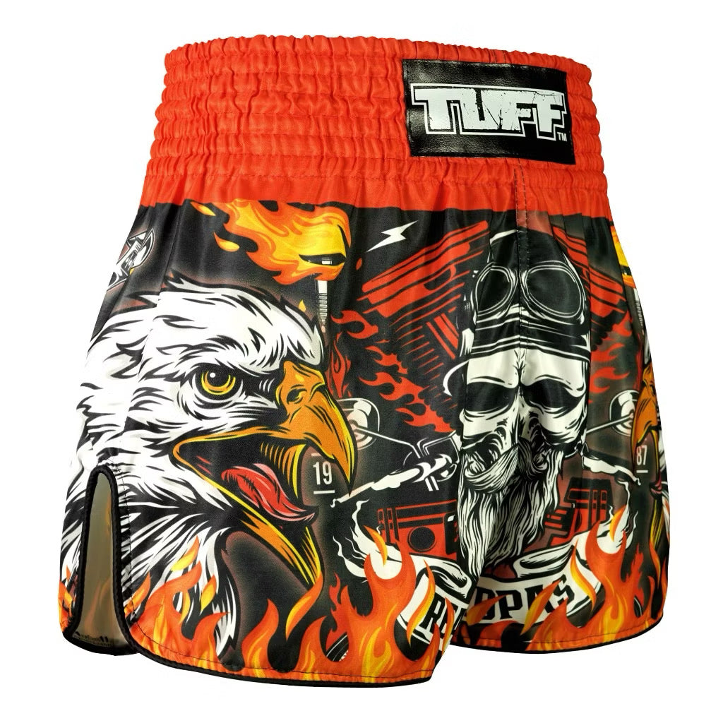 Tuff Muay Thai Shorts - RMS 108 Red