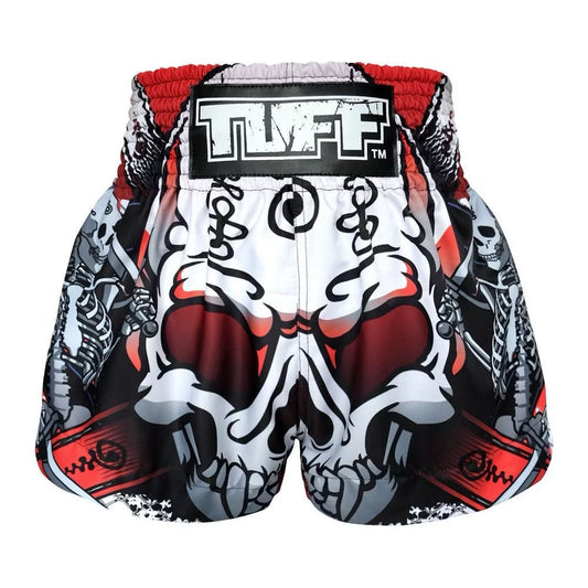 Tuff Muay Thai Shorts - MS 619 White