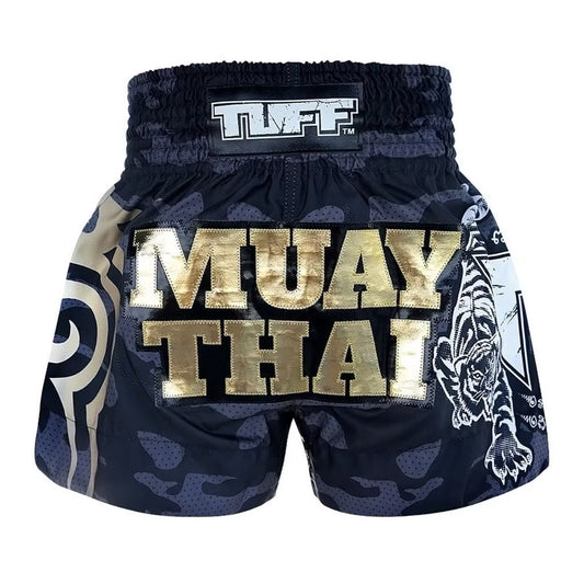 Tuff Muay Thai Shorts - MS 640 Black