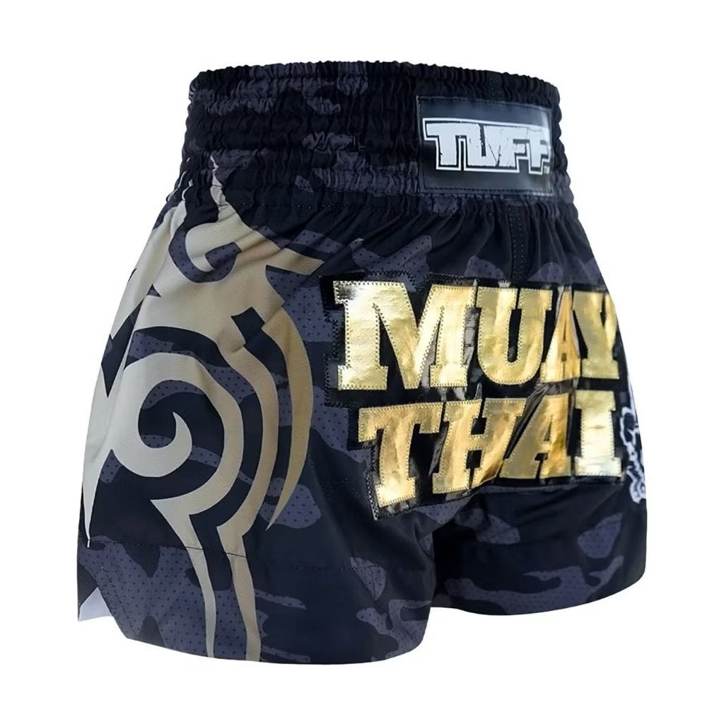 Tuff Muay Thai Shorts - MS 640 Black