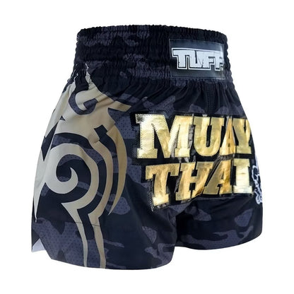 Tuff Muay Thai Shorts - MS 640 Black