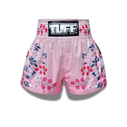 Tuff Muay Thai Shorts - Pink Sakura