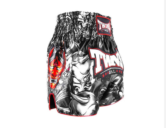 Twins Muay Thai Shorts - Shadow Realm - KICKPUNCHELBOW