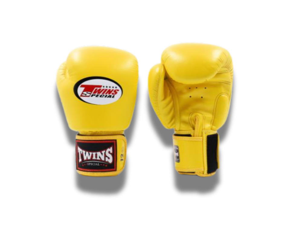 Twins Special BGVL3 Velcro Boxing Gloves - Yellow