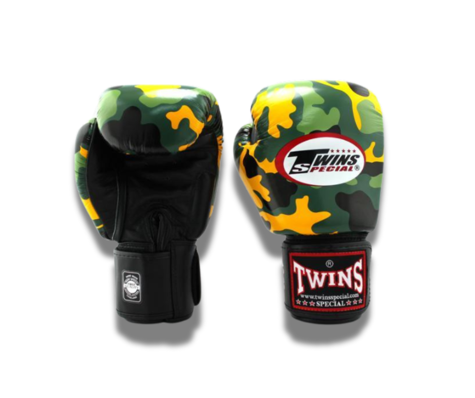 Twins Special Fancy BOXING GLOVES - FBGVL3-AR YELLOW