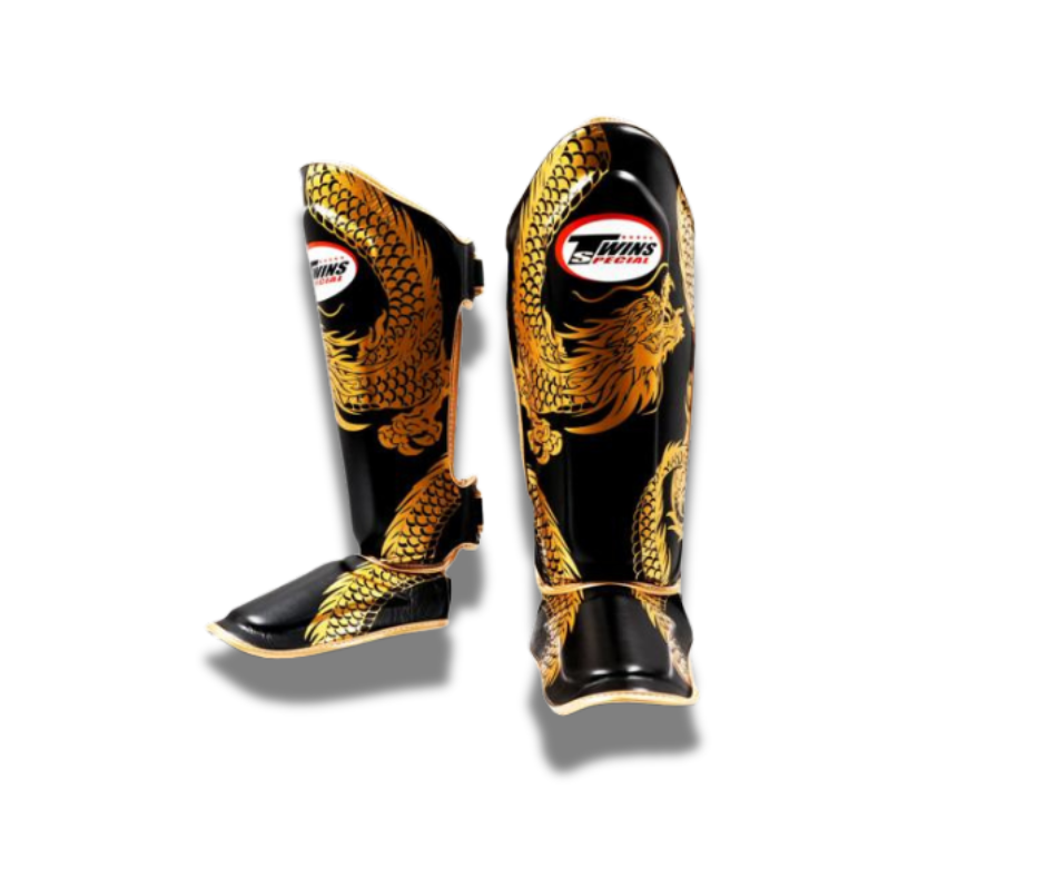 Twins Shin Guards - FSGL10 Dragon Gold