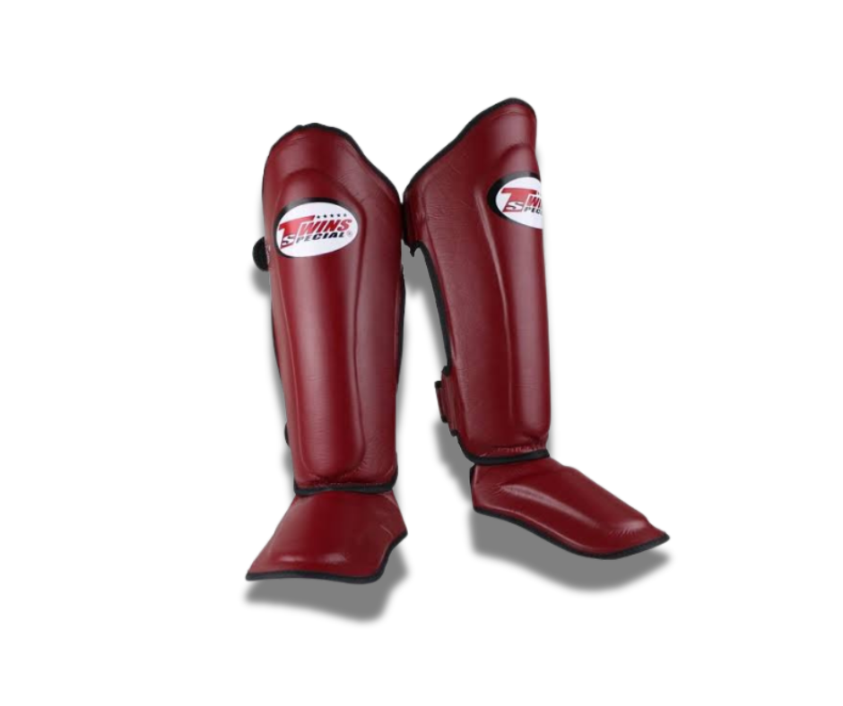Twins Special Shin Guards SGL10 Maroon