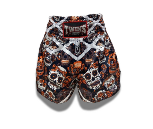 Twins Muay Thai Shorts -TBS Caraveras Orange